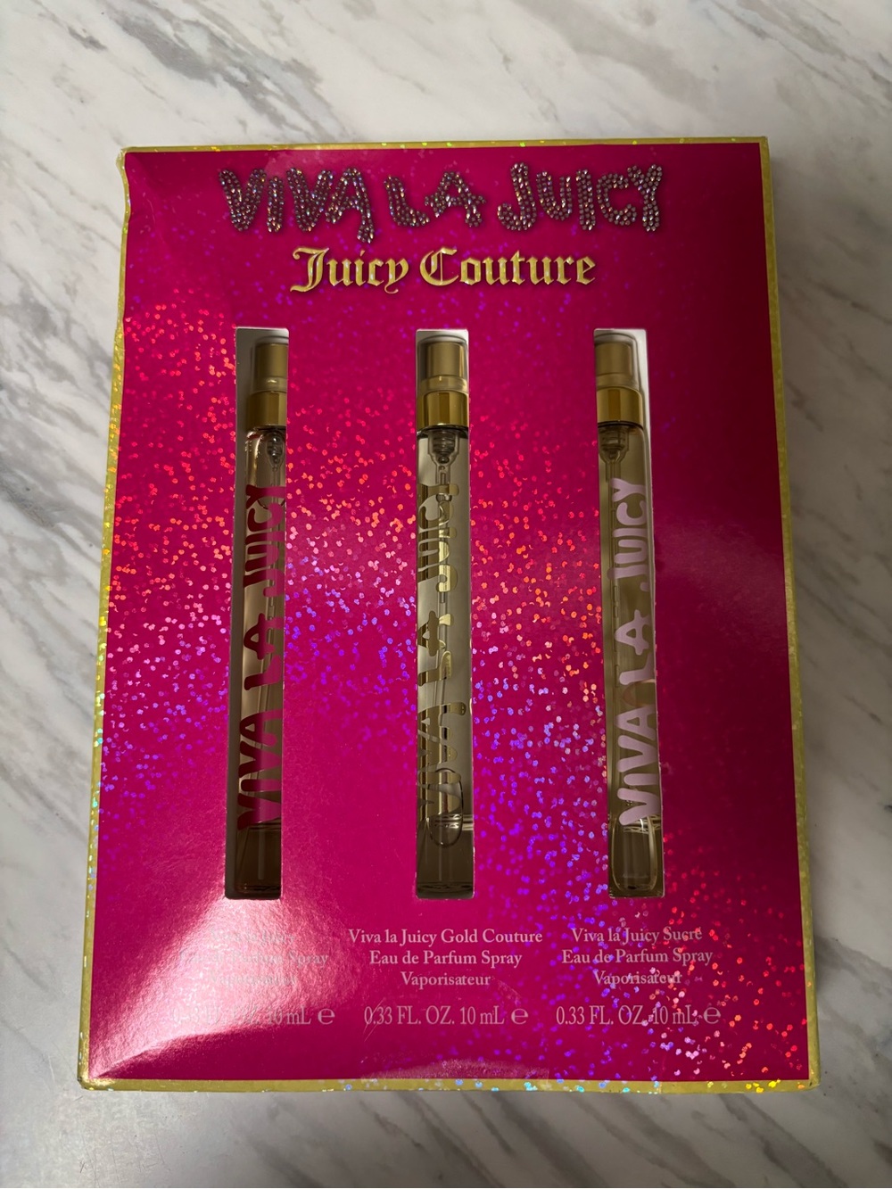 Juicy Couture Viva La Juicy Trio Gift Set - Hot Pink